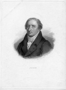 gegraveerd portret door Lazarus Gottlieb Sichling